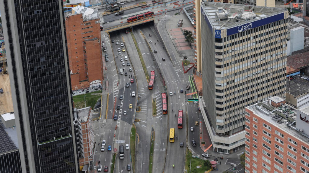Calles de Bogotá. - Esteban Vega, AFP.