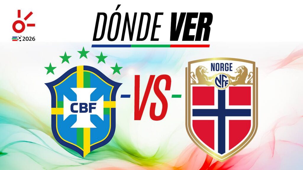 ¿Cuándo juega Brasil vs Noruega y qué canal lo pasa por TV?