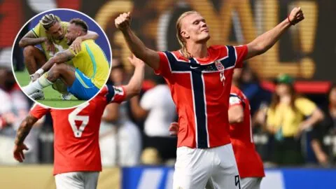 ¡Nuevo fracaso de Brasil! Noruega los elimina del Mundial 2026 con un Erling Haaland en modo androide