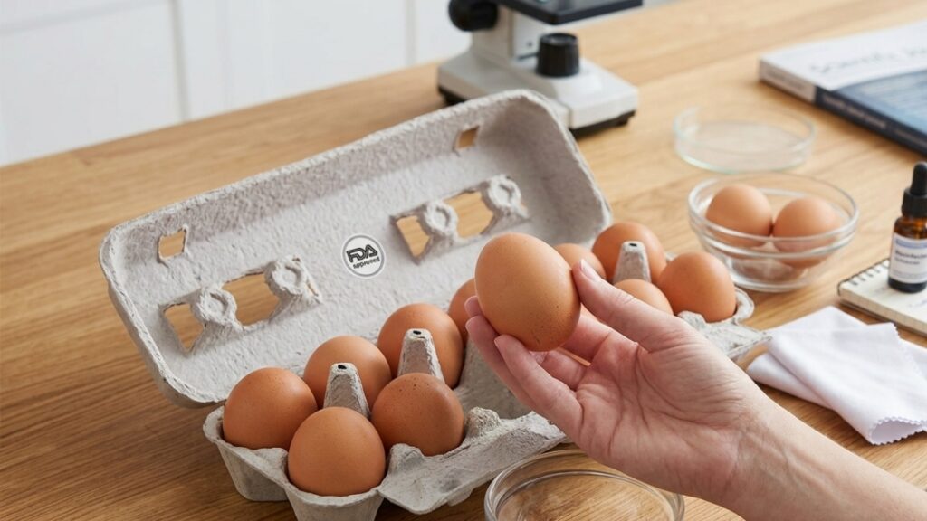La salmonela no suele alterar el color, olor ni el sabor de los huevos.