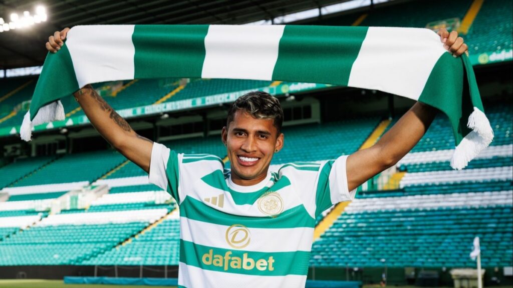 Camilo Durán ha empezado con todo su historia en el Celtic de Escocia