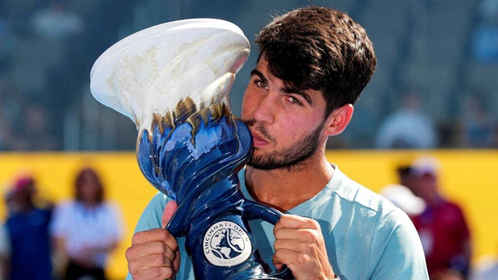 Carlos Alcaraz, tenista español, inscrito en US Open