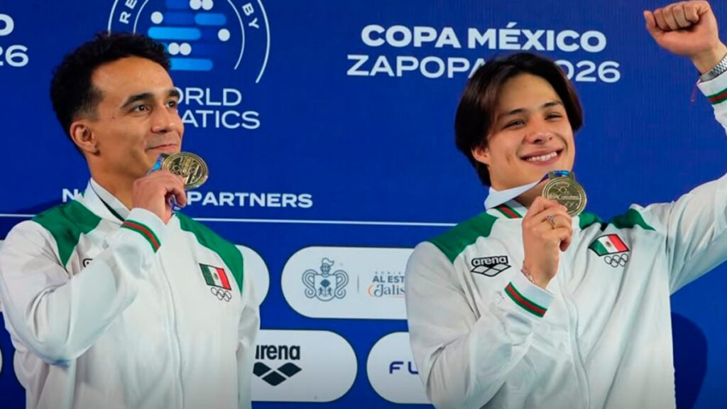Osmar Olvera y Juan Celaya ganan la medalla de oro en la Copa México de Clavados 2026