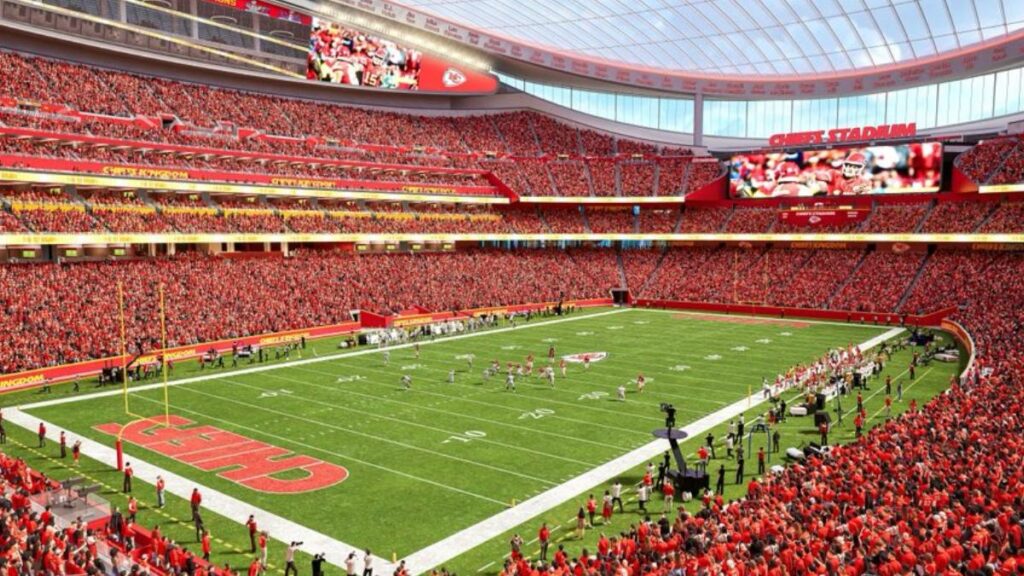 Así luciría el interior del nuevo estadio de los Chiefs