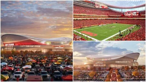 Revelan las imágenes del futuro estadio de los Kansas City Chiefs