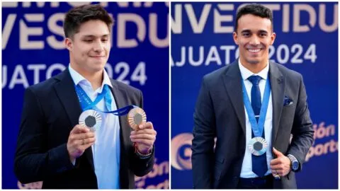 Osmar Olvera y Juan Celaya ganan la medalla de oro en la Copa México de Clavados 2026