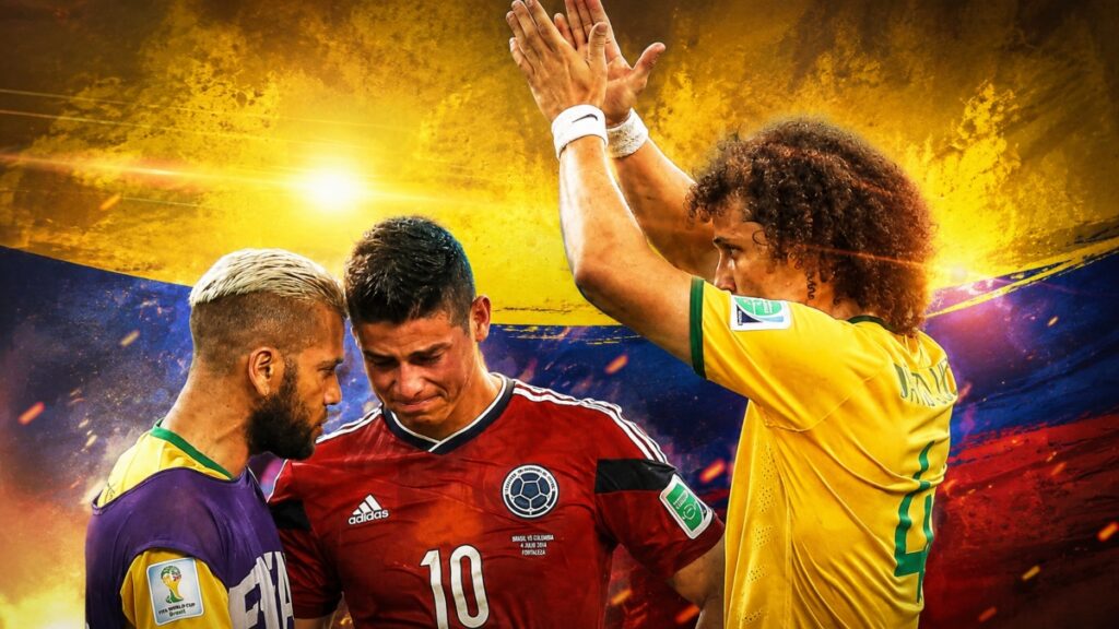 Colombia Vs Brasil en 2014