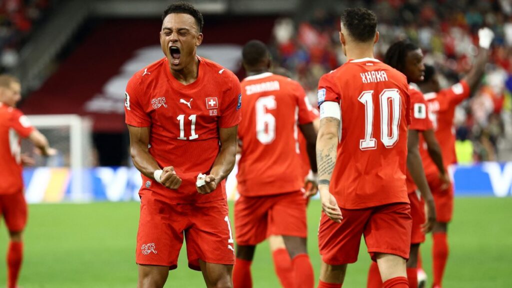 Suiza venció a Argelia 2-0 en 16avos de final