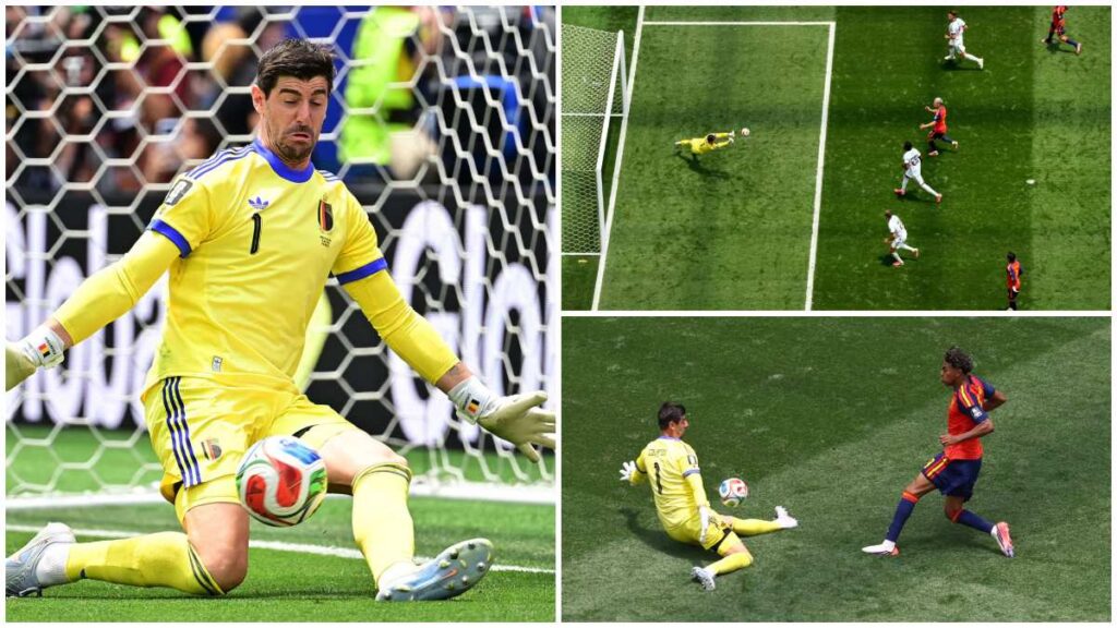 Las atajadas de Courtois antes de su lesión
