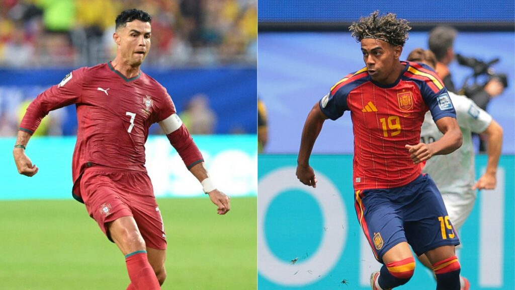 Cristiano Ronaldo Y Lamine Yamal