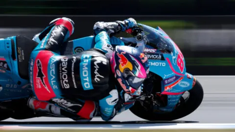Infortunio para David Alonso: caída y retiro en el GP de Alemania
