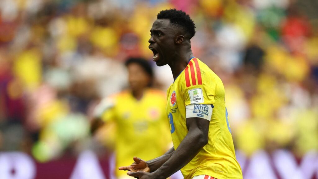 Dávinson Dánchez, defensa de la Selección Colombia.