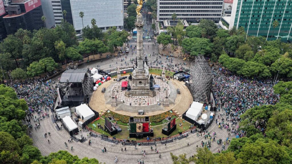 El Ángel de la Independencia funcionó como termómetro emocional
