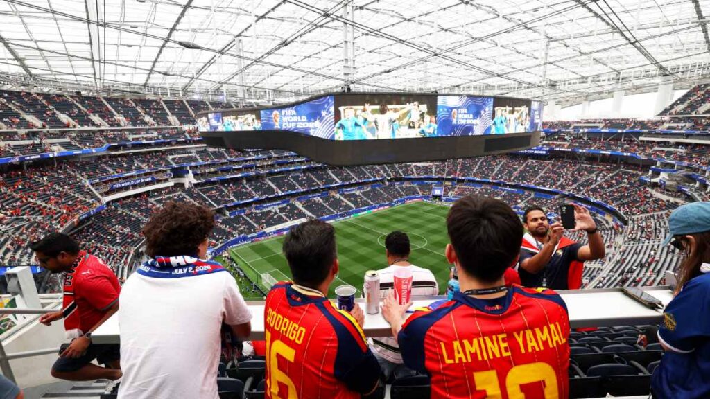 España vs Austria en el Estadio Los Angeles 