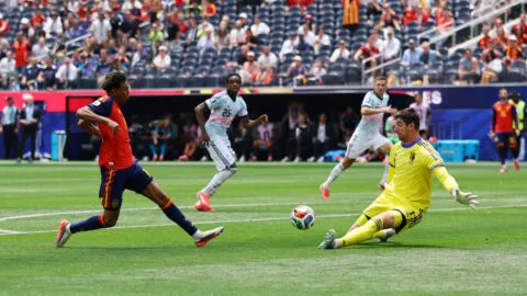 España vs Bélgica, en vivo el Mundial 2026: ¡Mikel Merino rompe el empate!