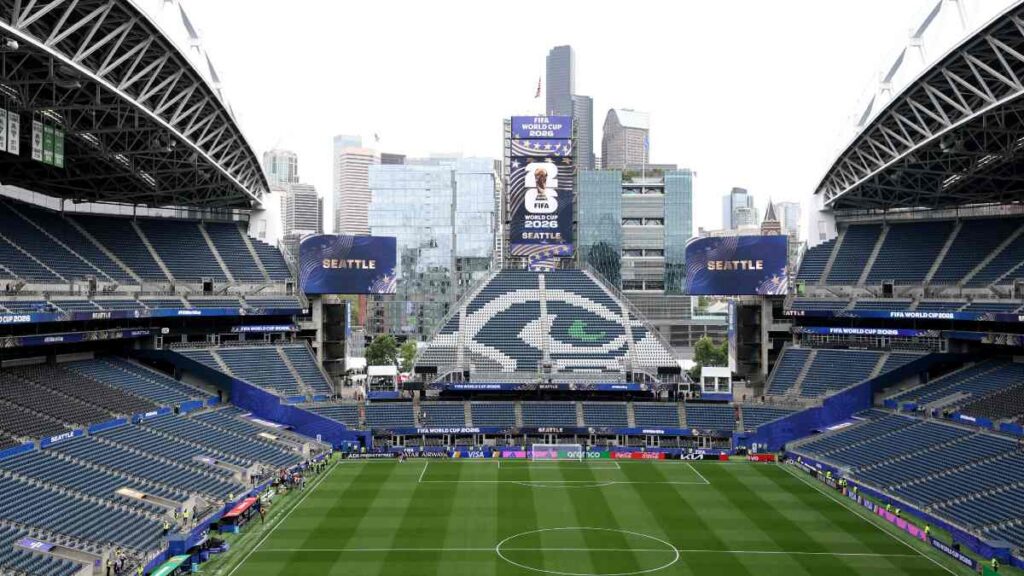 Estadio Seattle previo al Bélgica vs Senegal