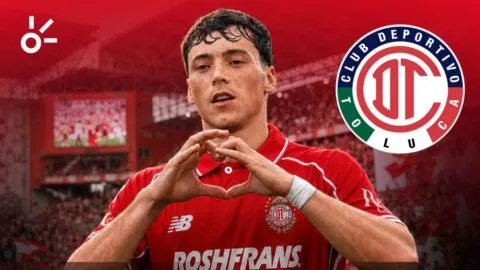 Federico Viñas, nuevo refuerzo del Toluca para el torneo Apertura 2026 de la Liga MX