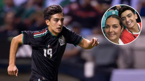 Gilberto Mora aparece en Miami para el Inglaterra vs Noruega junto a Rafaela Pimenta