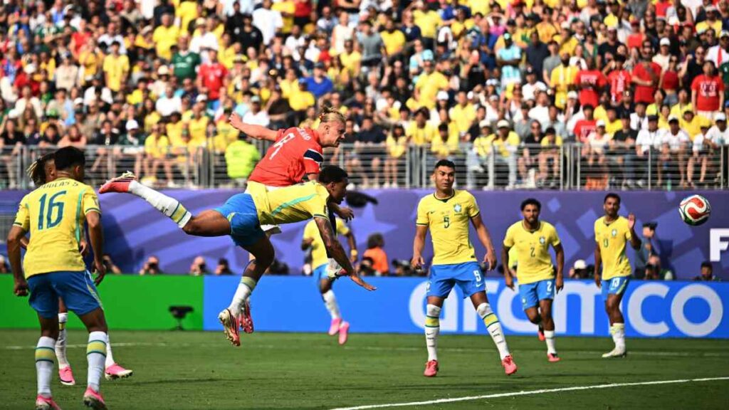 El gol de Haaland ante Brasil