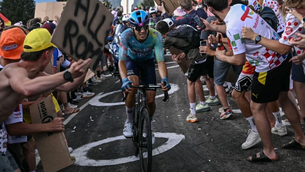 Harold Tejada en la etapa 13 del Tour de France