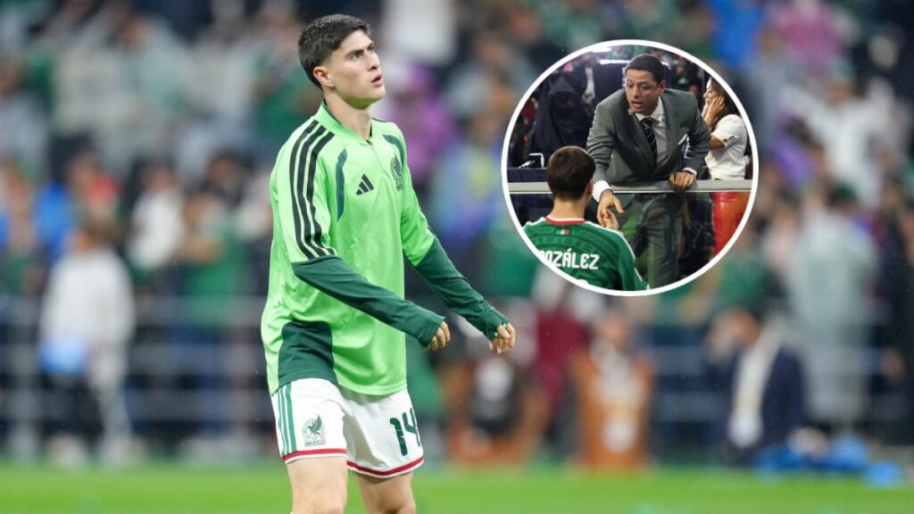 El gesto de Chicharito con Armando González: "Cabeza arriba"