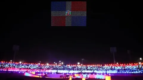 Así fue el espectacular show de drones en la inauguración de los Juegos Centroamericanos 2026
