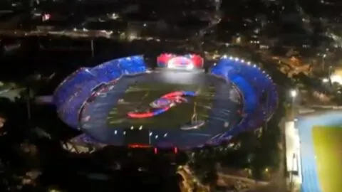 Así fue el espectacular show de drones en la inauguración de los Juegos Centroamericanos 2026