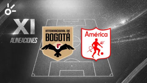 Posibles alineaciones de Internacional de Bogotá vs América de Cali por Liga BetPlay Dimayor 2026-II
