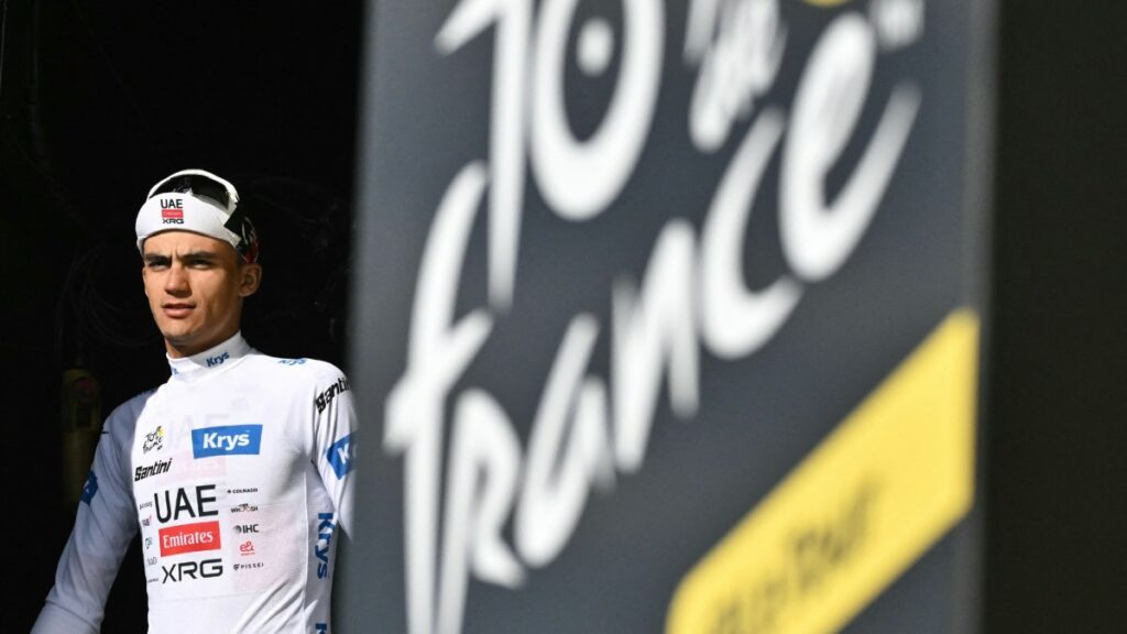 Isaac del Toro tiene seis etapas para defender la camiseta blanca y el podio en el Tour de Francia