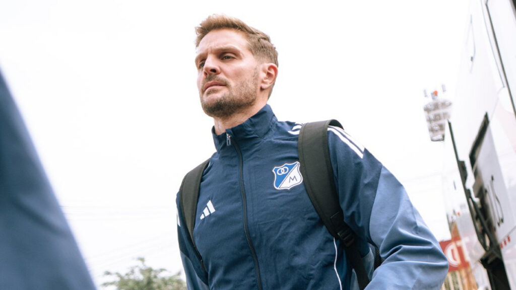 Javier Burrai, portero de Millonarios. - Millonarios FC.