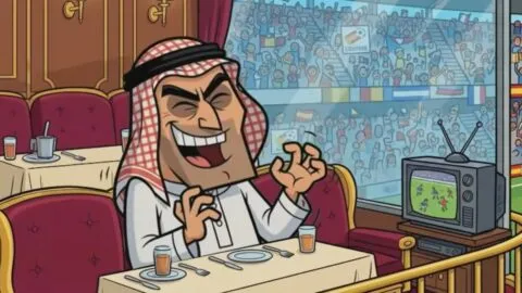 El día que un jeque bajó a la cancha y logró anular un gol de Francia en pleno Mundial