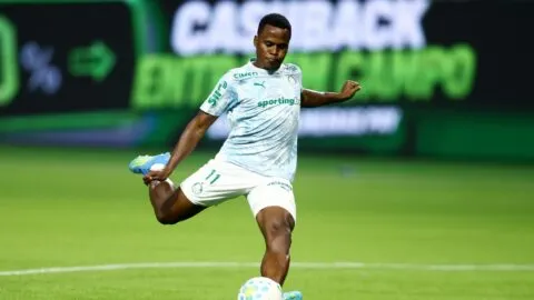 El director de la orquesta: Jhon Arias pone el ritmo del Palmeiras