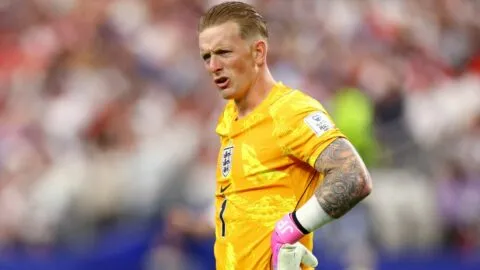 Jordan Pickford ya sabe lo que es quedar eliminado de un Mundial en México