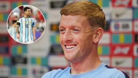 Jordan Pickford espera un duelo especial ante Messi: “Le llevo viendo desde pequeño”