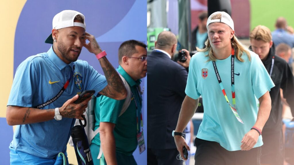 Neymar y Haaland  ya están en el Estadio de Nueva York