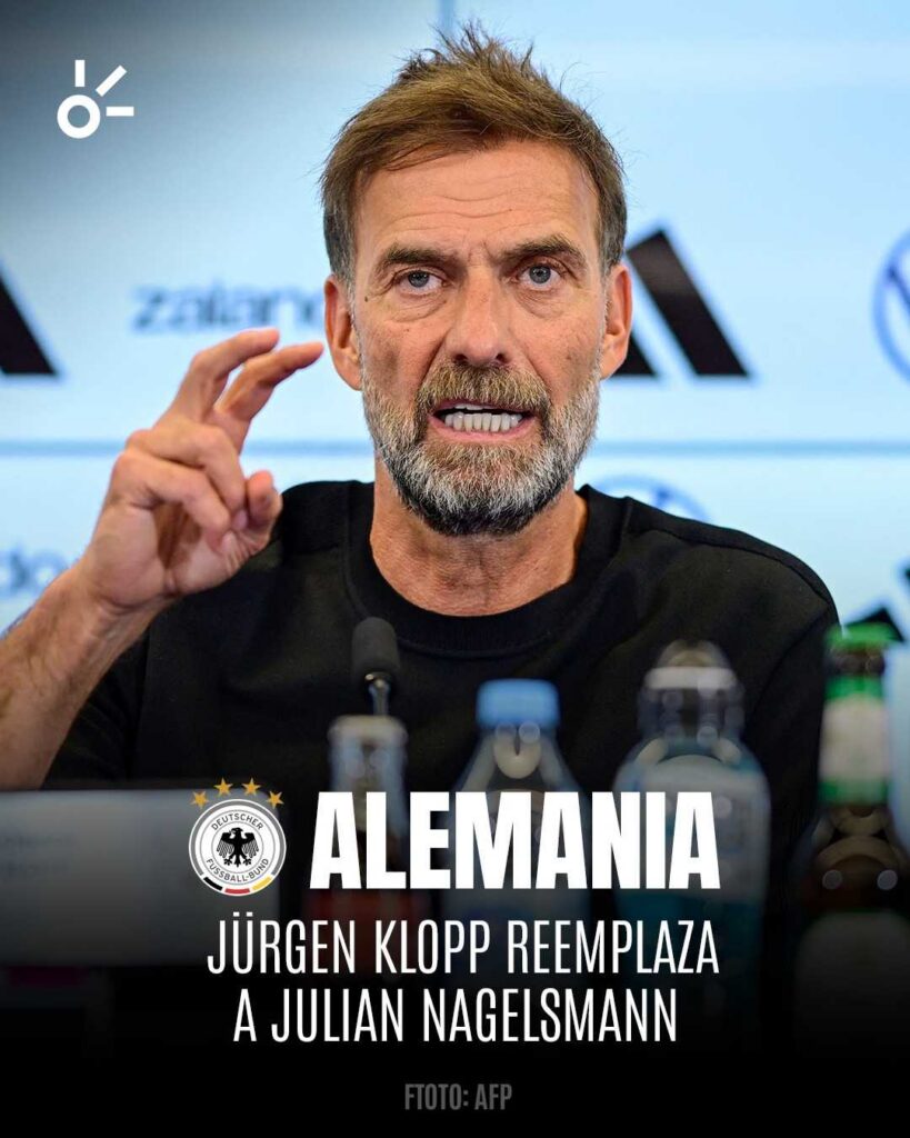 Jürgen Klopp remplaza a Julian Nagelsmann.