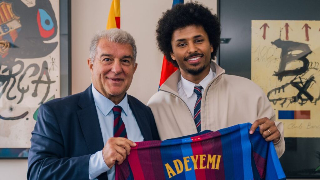 Adeyemi es nuevo jugador del Barcelona