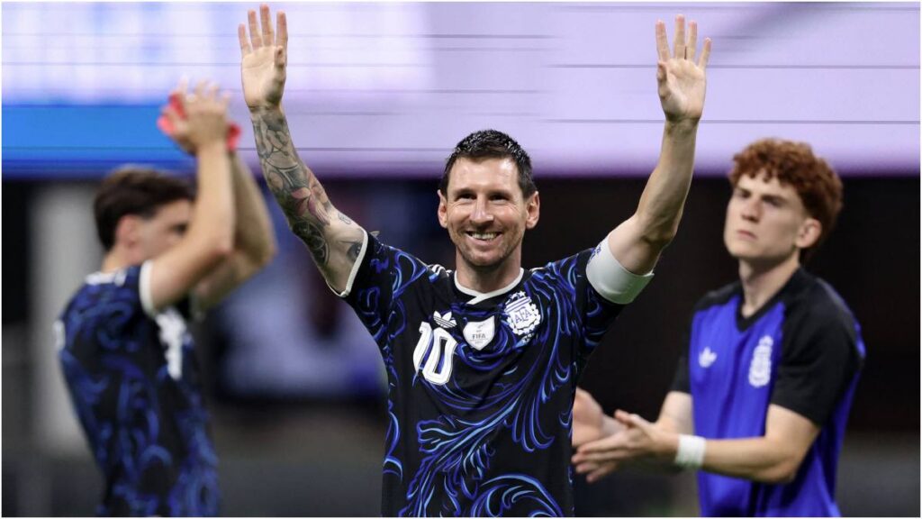 La Albiceleste vive gracias a Messi.