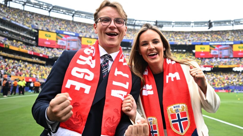 La realeza de Noruega está presente en el Estadio Nueva York