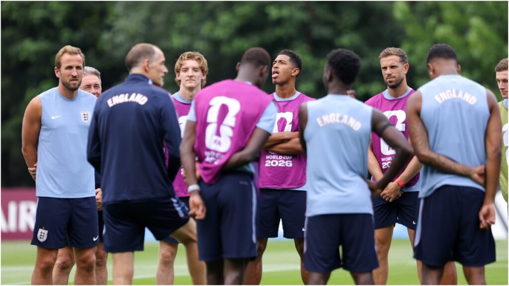 La selección inglesa completó su entrenamiento en las instalaciones de Cantera de los Pumas.