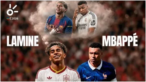 Lamine Yamal convierte a Mbappé en su víctima favorita