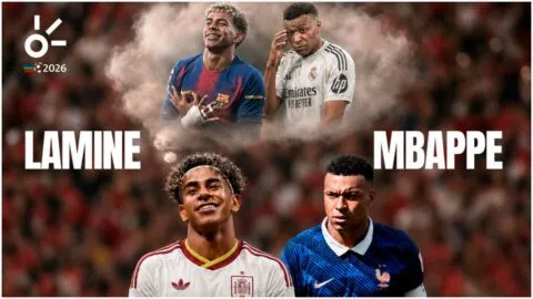 Kylian Mbappé volvió a encontrarse con su peor pesadilla en el Mundial 2026: Lamine Yamal