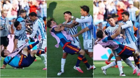 Leandro Paredes y Gavi protagonizan bronca tras la final del Mundial 2026