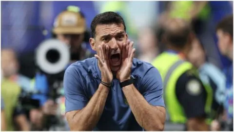 Scaloni, al borde de las lágrimas por la remontada de Argentina a Egipto en el Mundial 2026