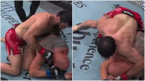 ¡Magomed Ankalaev noquea a Bogdan Guskov en UFC Abu Dhabi!