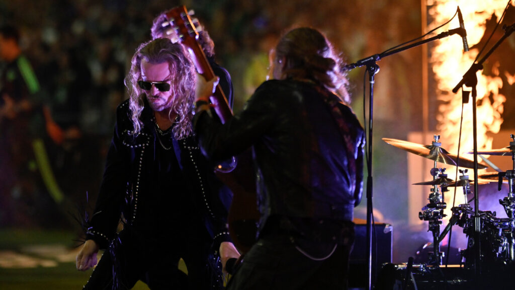 Maná entregando un show de medio tiempo inolvidable.
