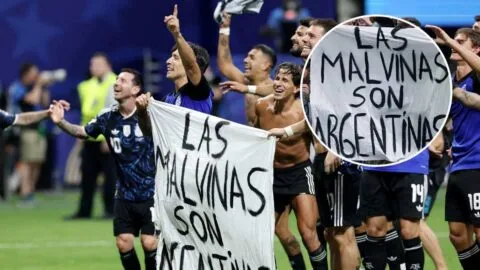 “Las Malvinas son argentinas”: el festejo de Argentina tras eliminar a Inglaterra en semifinales