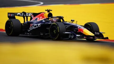 Max Verstappen sorprende en las Libres 1 del GP de Bélgica; Checo Pérez termina en el lugar 19