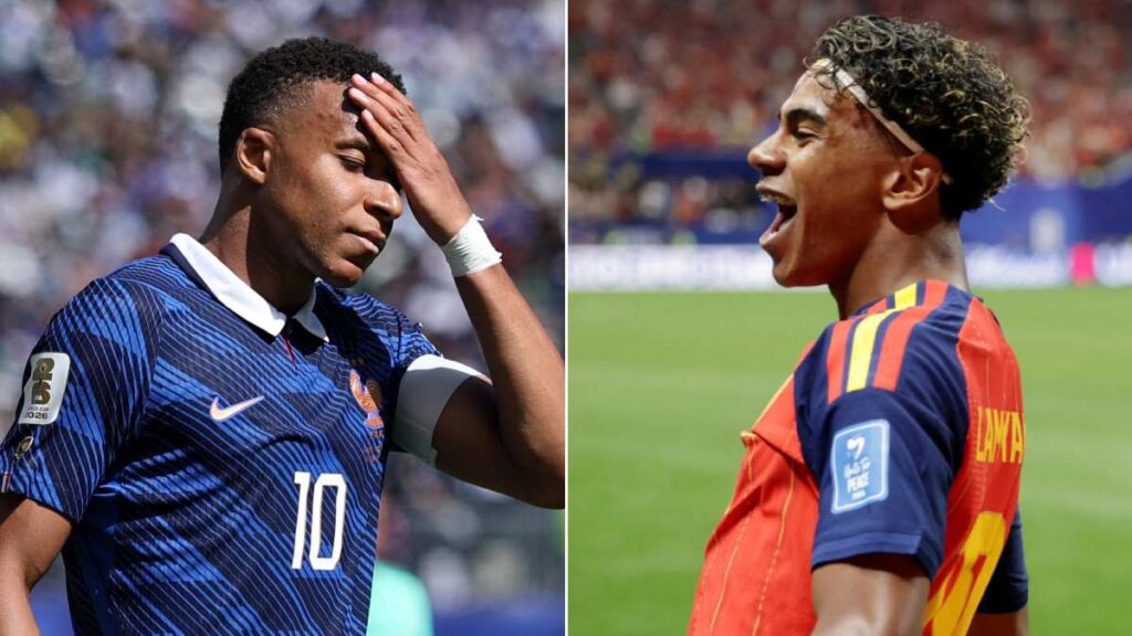 ¿Cuántas veces se han enfrentado Mbappé y Lamine Yamal?