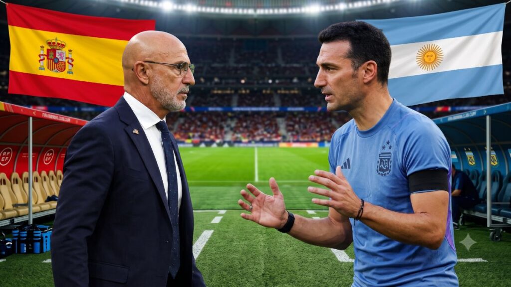 Análisis táctico España vs Argentina